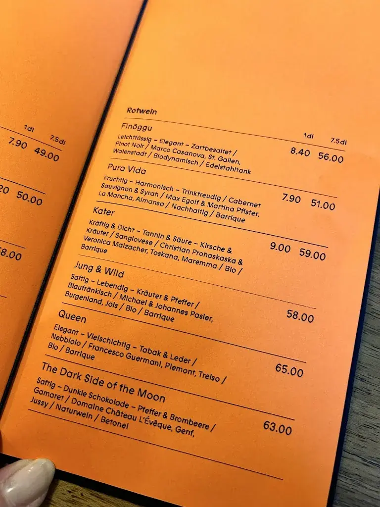 Menu_Restaurant Zebra_Bern_image_1