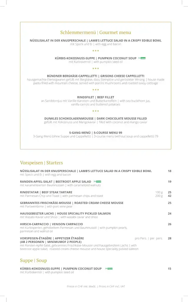 Menü_Restaurant UTO KULM - Top of Zurich_Uetliberg_Bild_1