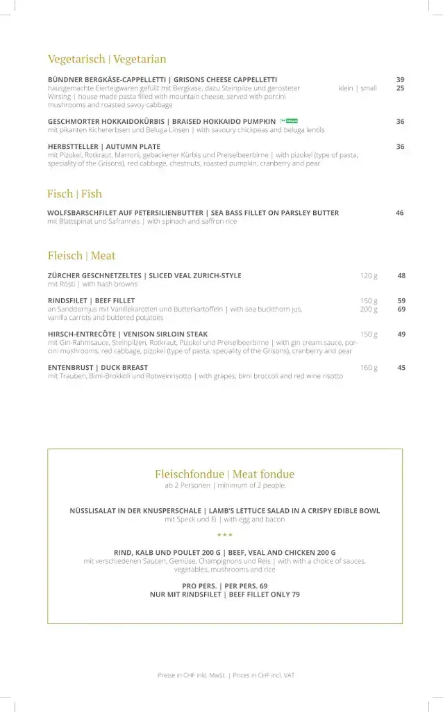 Menü_Restaurant UTO KULM - Top of Zurich_Uetliberg_Bild_2