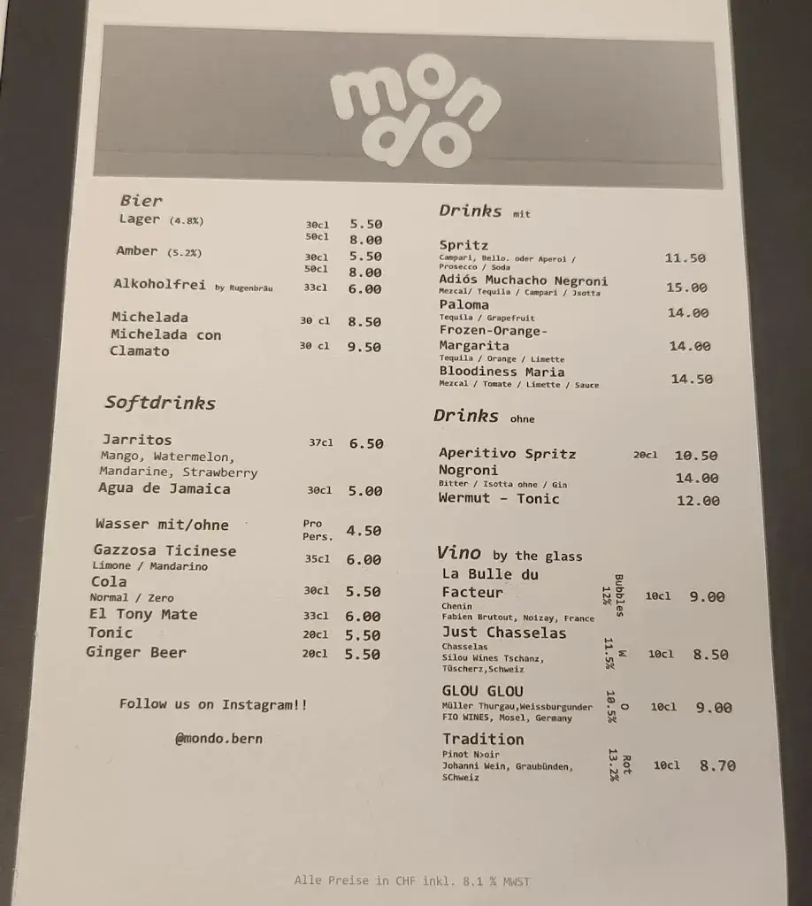 Mondo Mexican Bistro_Bern_menu_image_1
