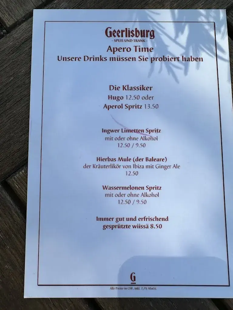 Menu_Restaurant Geerlisburg_Kloten_imagen_3