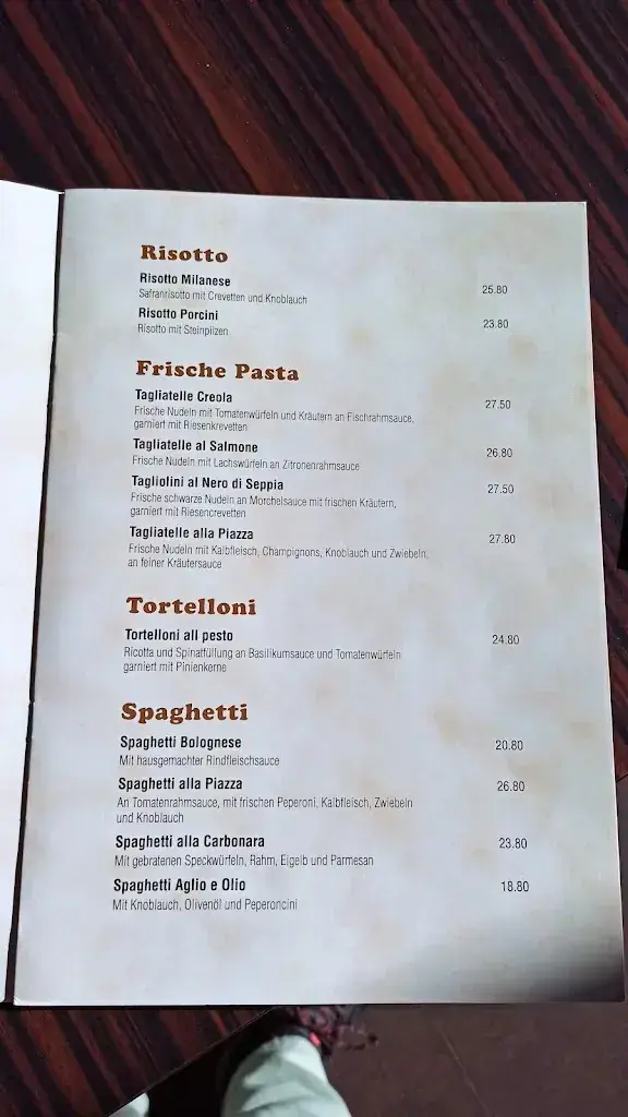 Menu_Ristorante Pizzeria PIAZZA_Bern_image_2
