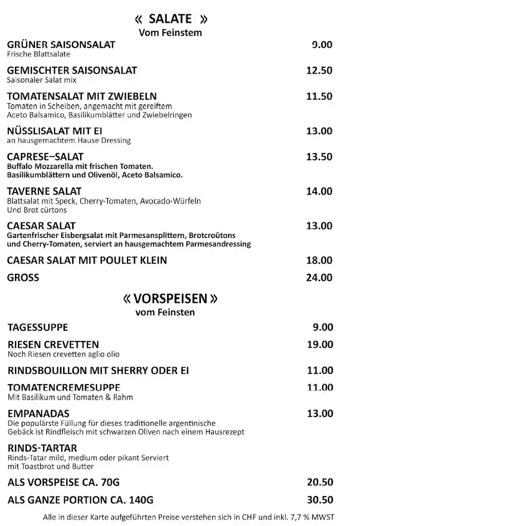 Menu_Zur alten Taverne_Kloten_image_2