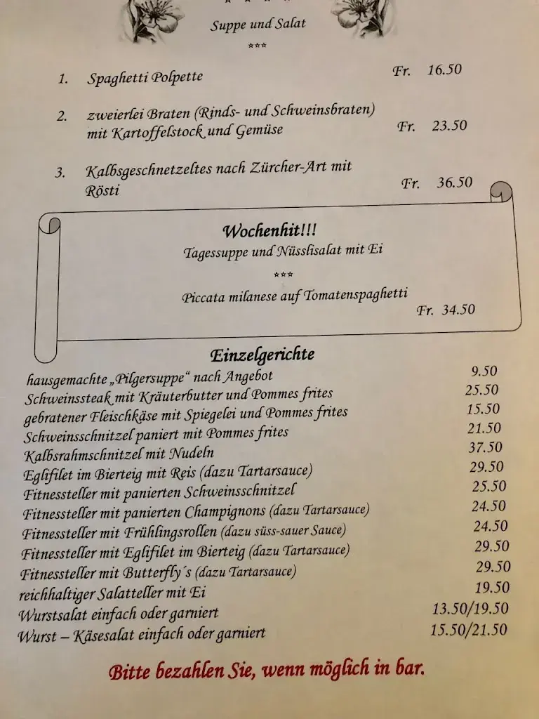 Menu_Restaurant Pilgerhaus_Bronschhofen_image_1