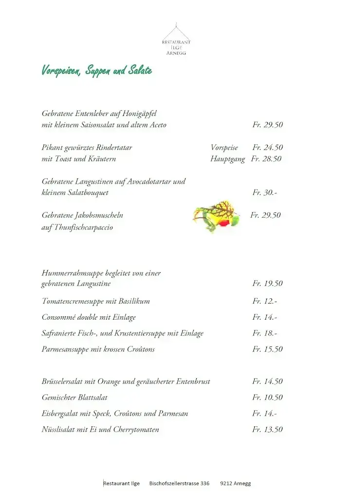 Menü_Restaurant Ilge_Arnegg_Bild_1