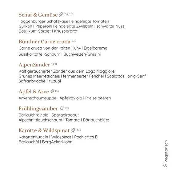 Menü_Scalottas Terroir_Lenzerheide_Bild_1