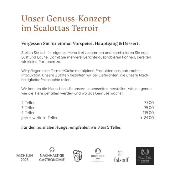 Menü_Scalottas Terroir_Lenzerheide_Bild_4