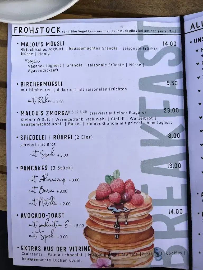 Menu_MALOU'S Café & Diner_Lenzerheide_imagen_4