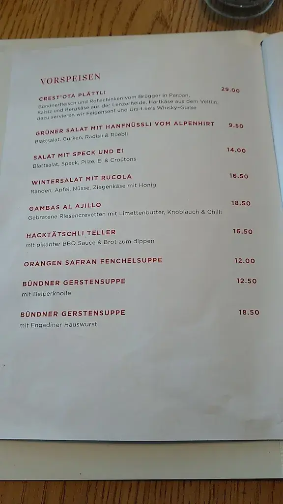 Menu_Berggasthaus Crest'ota_Lenzerheide_image_2