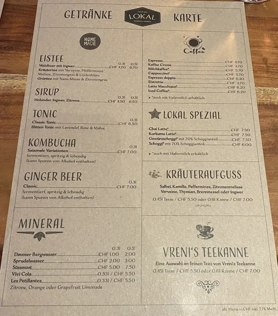 Lokal restaurant in Davos Platz