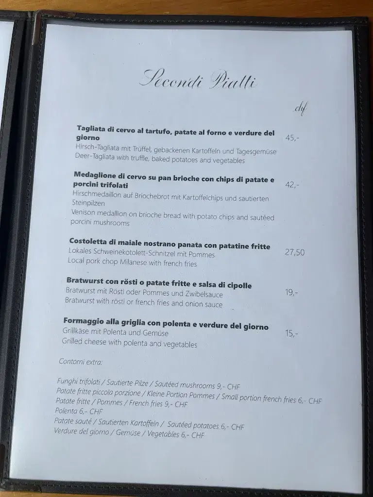 Restaurant 2309 restaurant in Poschiavo