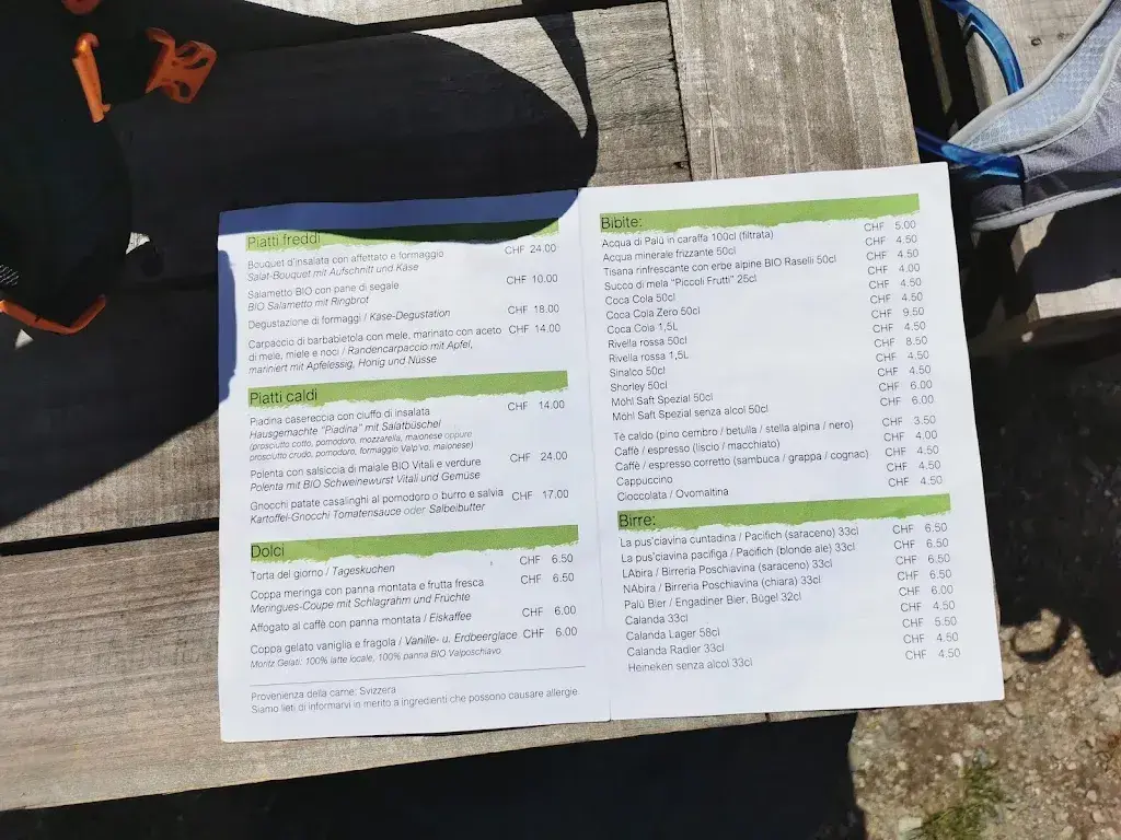 Menu_Rifugio Restaurant Alpe Palu_Poschiavo_image_1