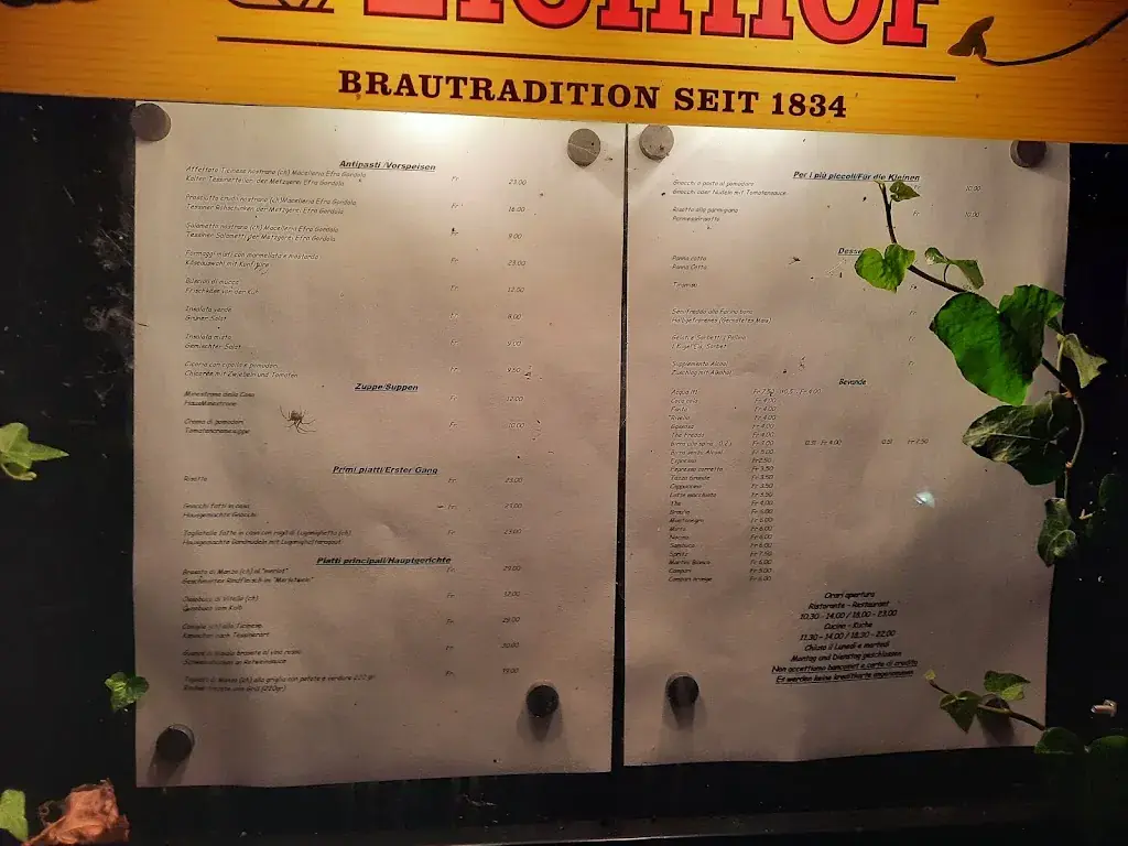 Menu_Grotto la Baita_Magadino_imagen_1