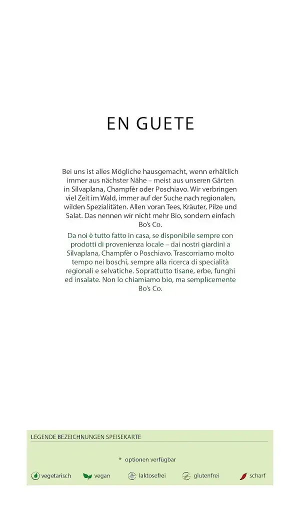 Bo's Co / Muvimaint GmbH_Celerina/Schlarigna_menu_image_1