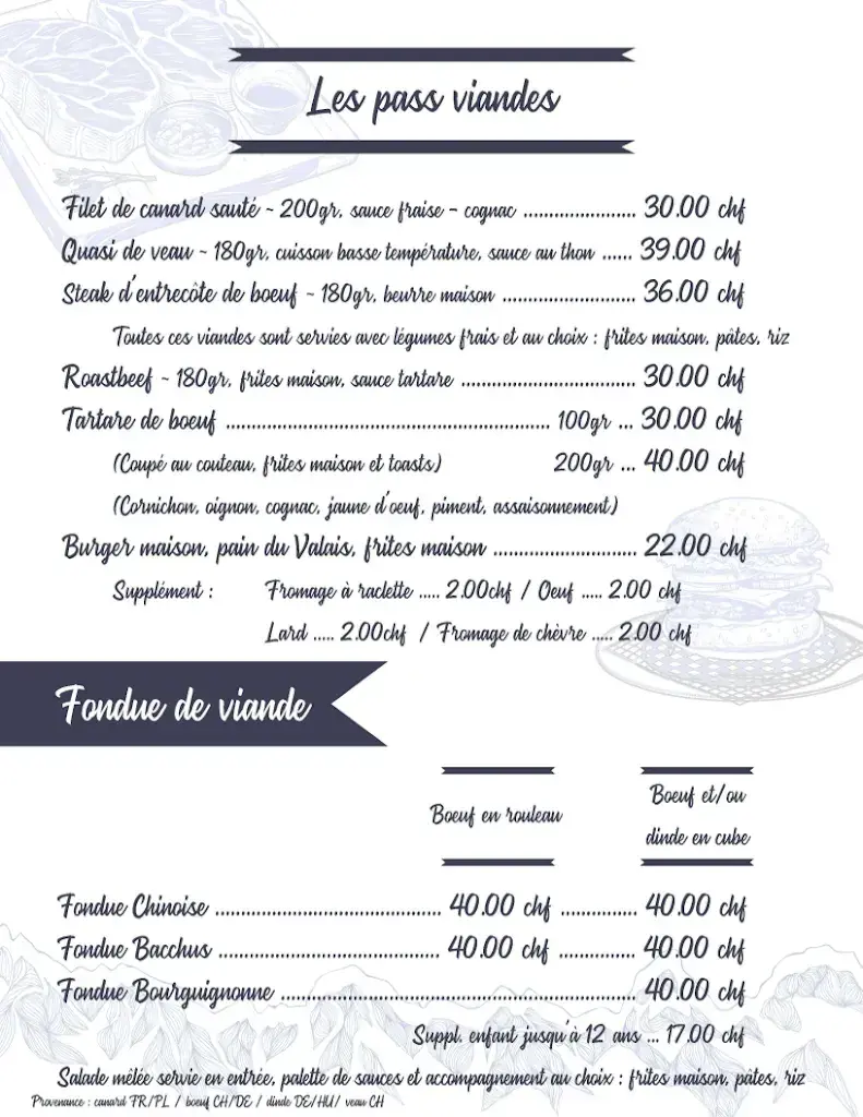 Menu_Pension d'Ovronnaz_Ovronnaz_image_2