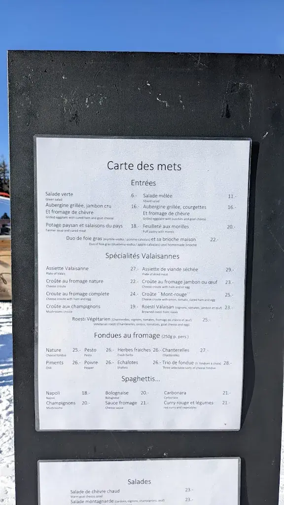 Menu_Restaurant Le Mont-Rouge Veysonnaz_Veysonnaz_image_4