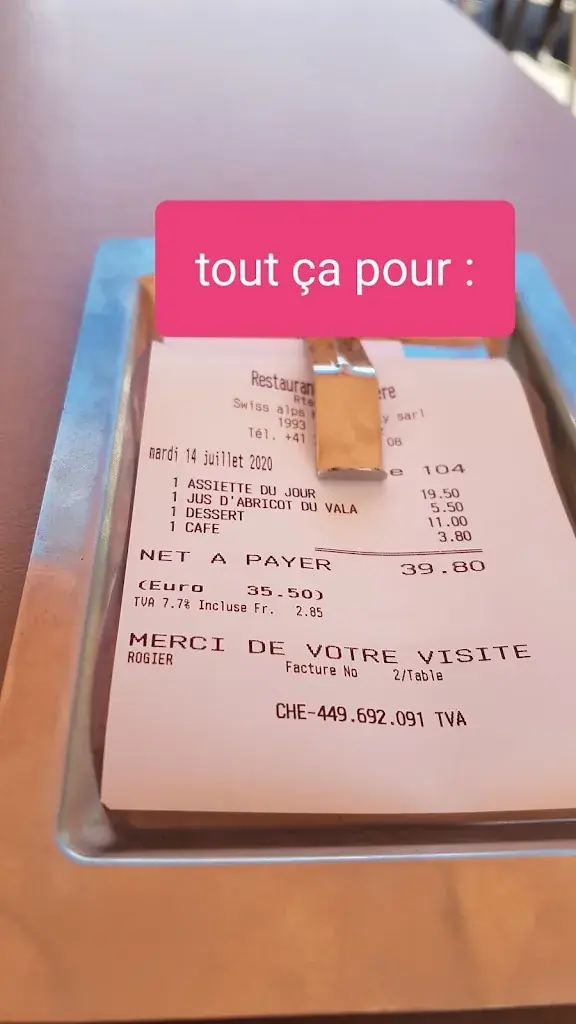 Menu_Café Restaurant La Tanière_Veysonnaz_immagine_2