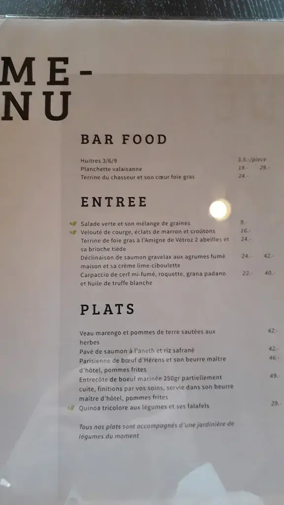 Menu_Restaurant Le Greppon Blanc_Veysonnaz_image_2