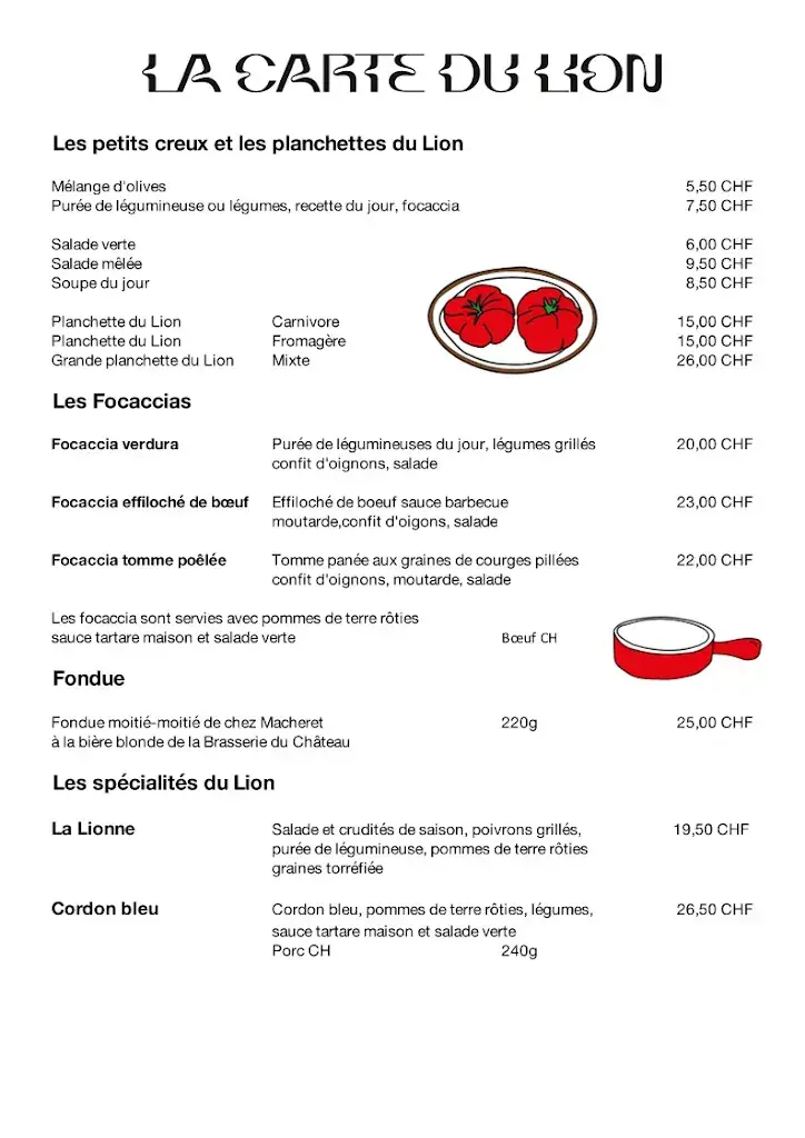 Menu_Restaurant Café du Lion d’Or_Mont-la-Ville_image_4