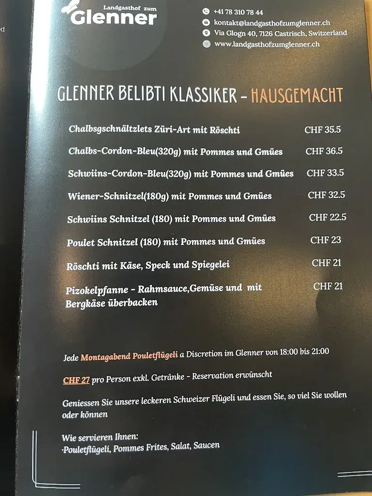 Menu_Landgasthof zum Glenner_Castrisch_image_3