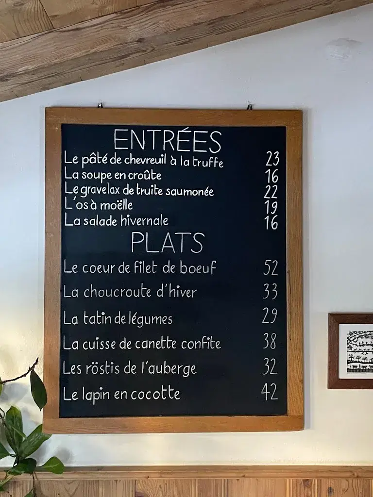 Menu_Auberge de la Cergniaulaz_Montreux_immagine_2