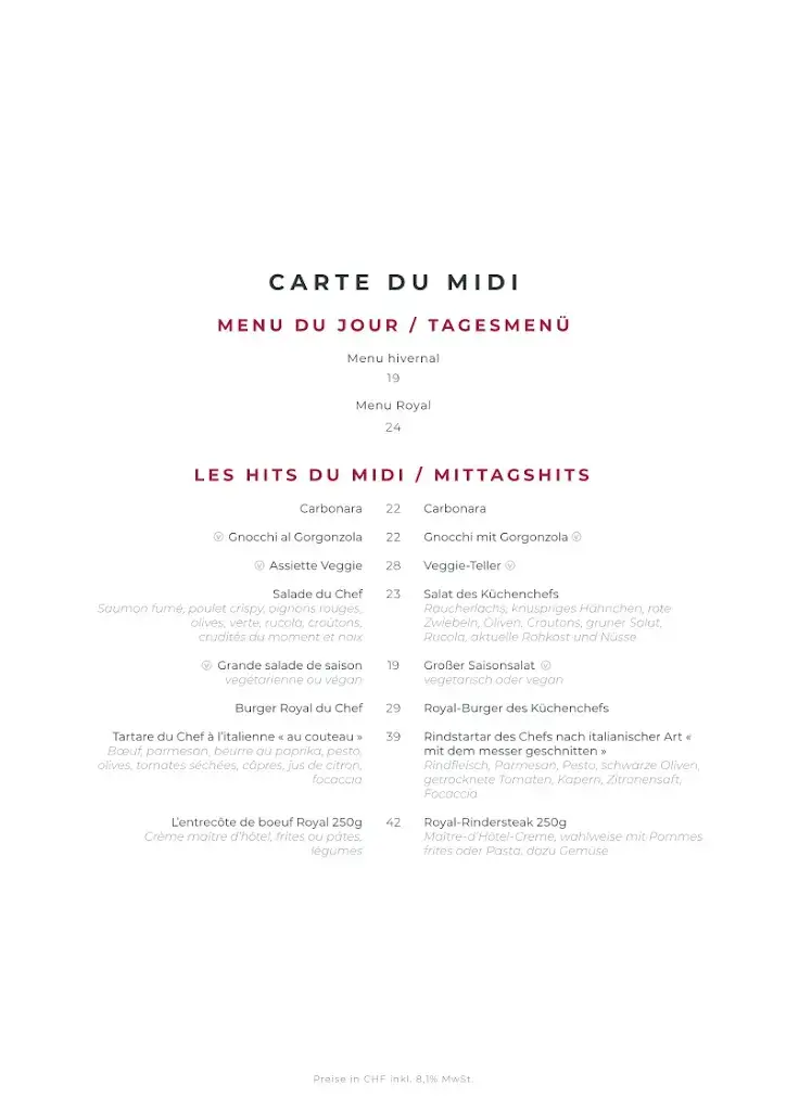 Menu_Royal Restaurant Bienne_Biel_image_2