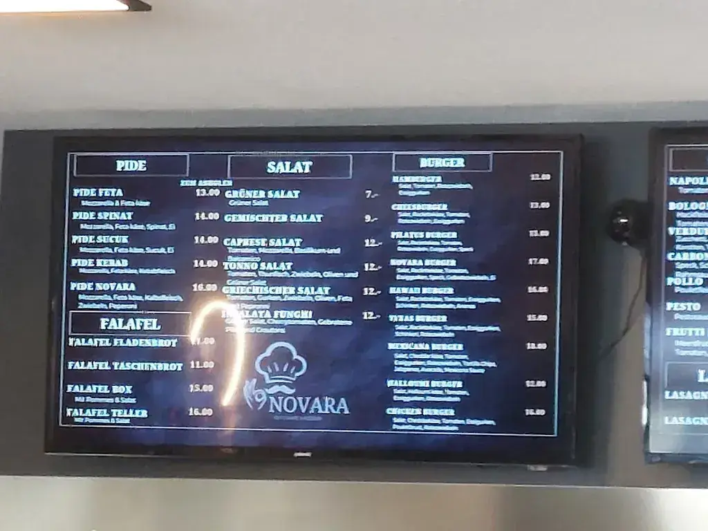 Menu_Novara Restaurant | Pizzeria & Kebab Sarnen_Sarnen_immagine_3