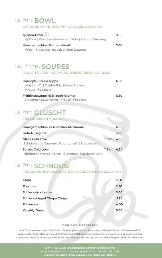 Buvette Le P‘tit Schluck_Biel_menu_image_1