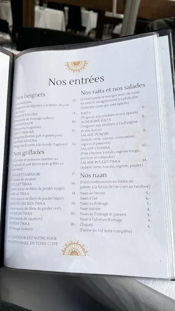 Menu_Masala House - Indian_Genève_image_2