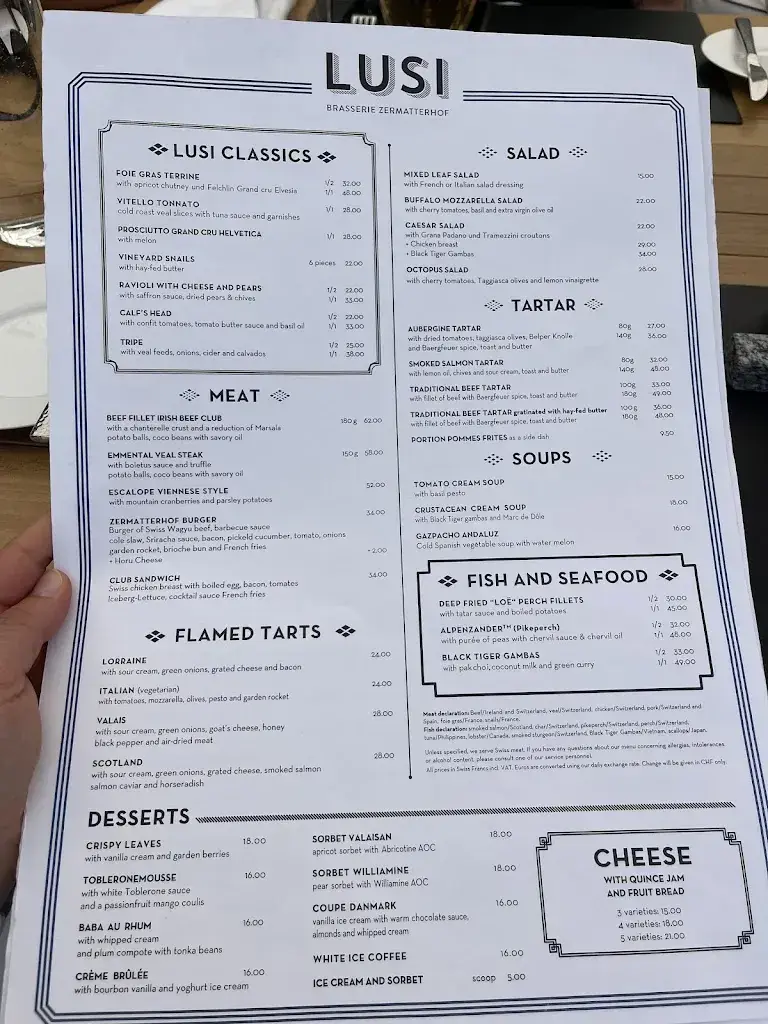 Menu_Lusi Brasserie & Lounge_Zermatt_image_1