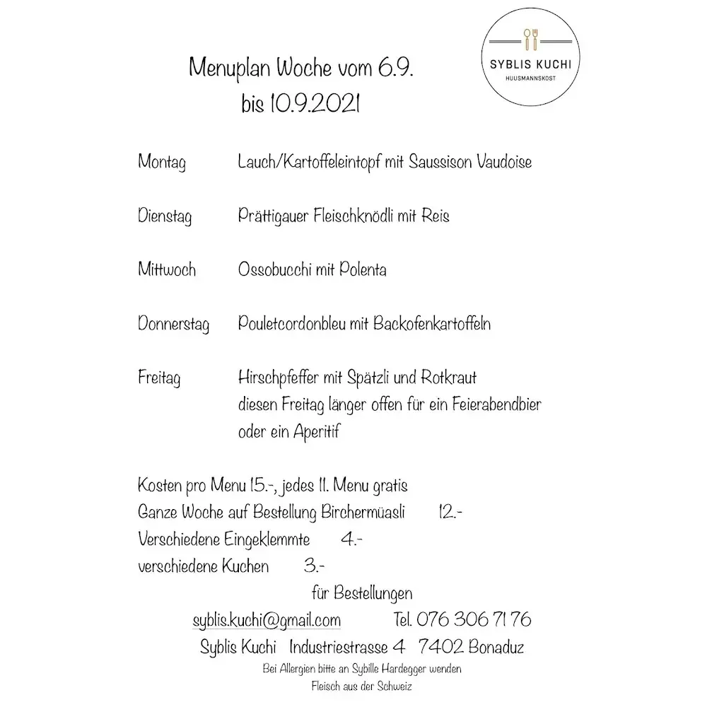 Menü_Syblis Kuchi Huusmannskost_Bonaduz_Bild_1
