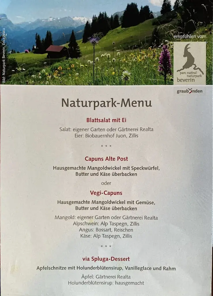 Menu_Gasthaus Alte Post_Zillis-Reischen_immagine_1