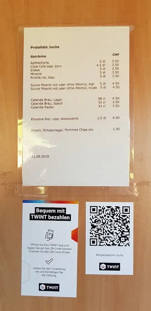 Menü_Restaurant Juchs_Domat/Ems_Bild_2