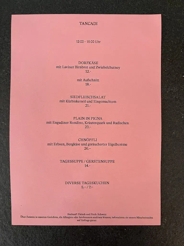 Menu_Hotel Linard Lavin_Lavin_image_1