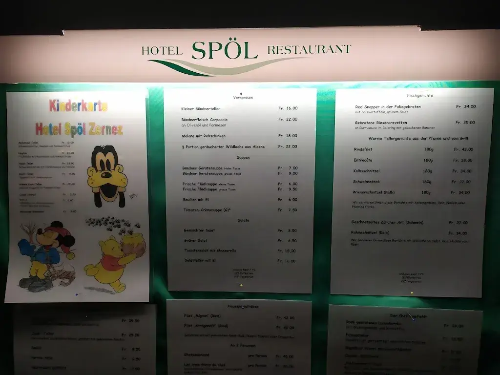 Menu_Hotel Restaurant Spöl Zernez_Zernez_immagine_4