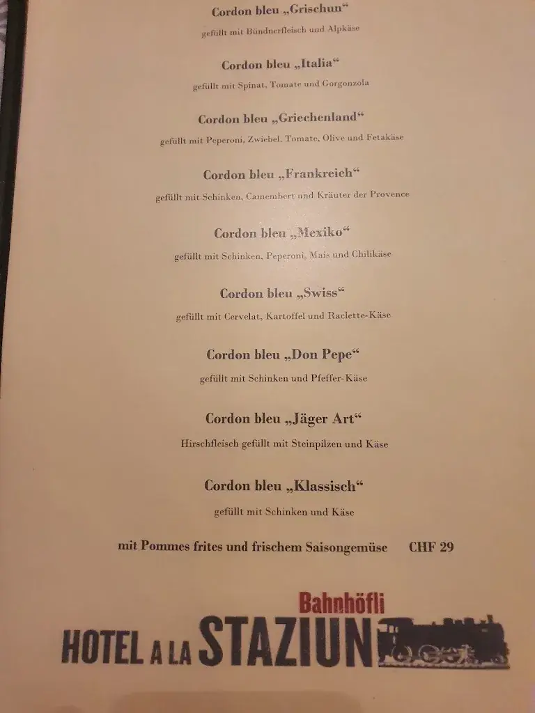 Menu_Bahnhöfli Hotel a la Staziun_Zernez_image_1