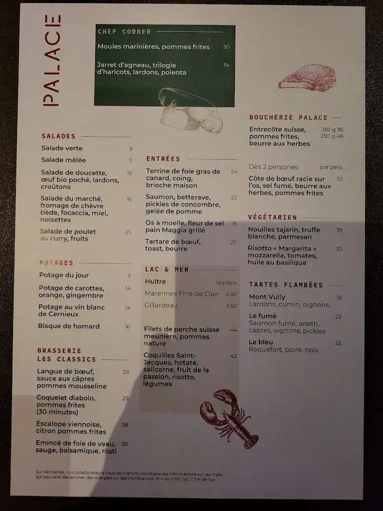 RESTAURANT PALACE_Biel_menu_image_1
