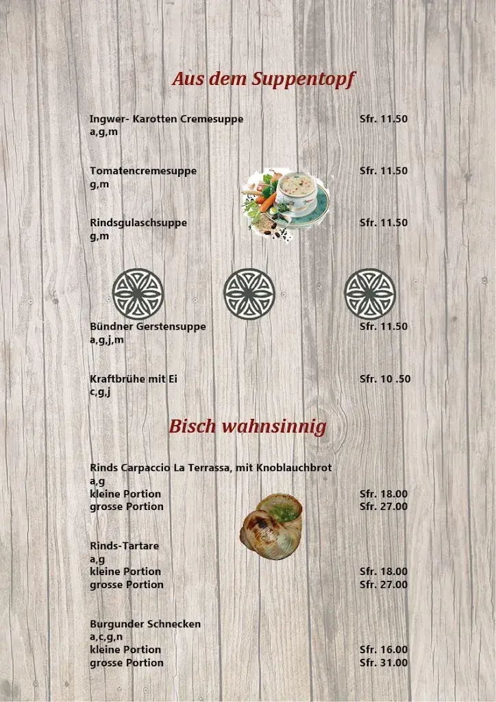 Menu_Restaurant / Bar La Terrassa_Scuol_image_3