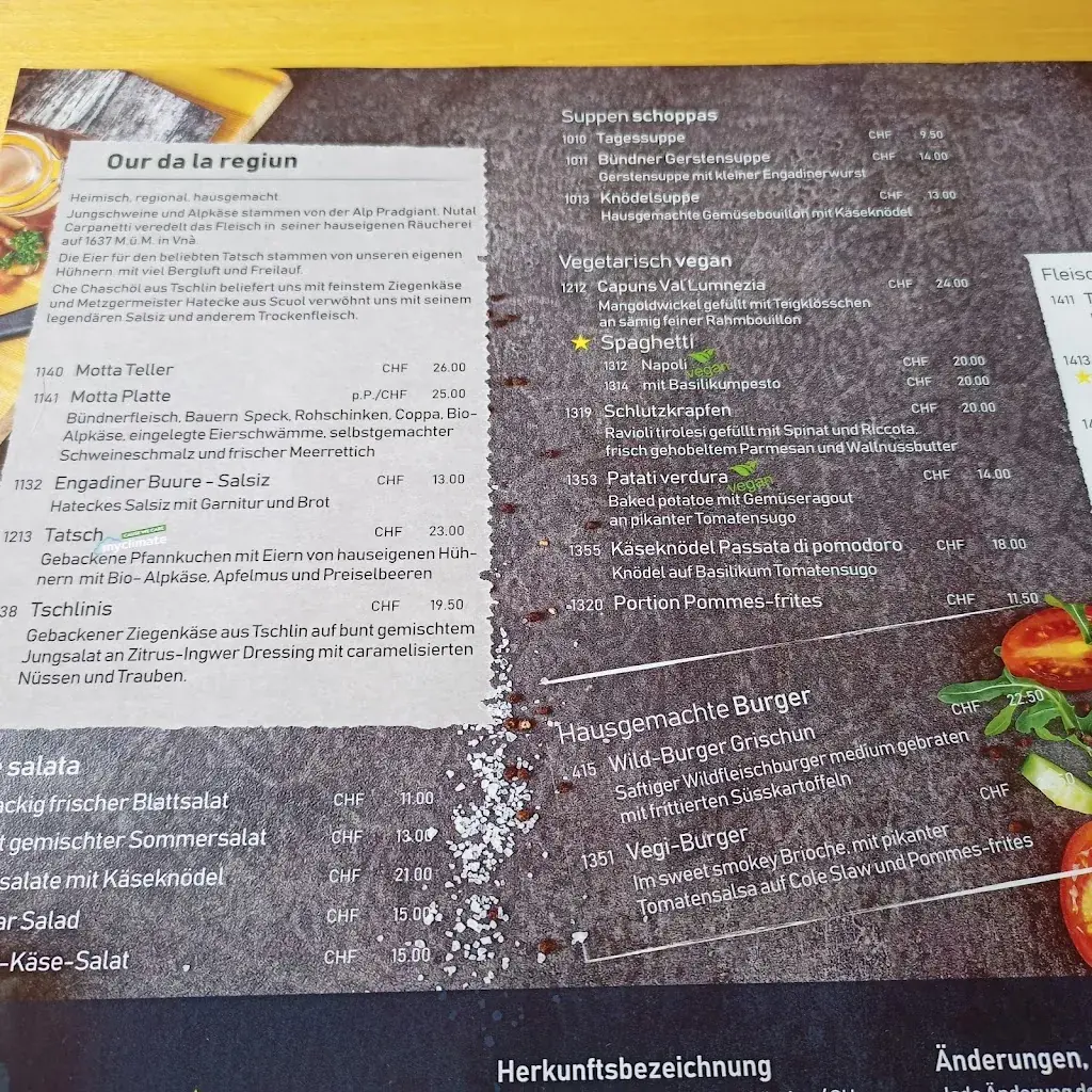 Menu_Restaurant am Berg: La Motta, Scuol_Scuol_image_4