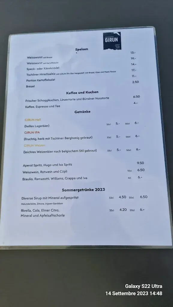 Menu_Alpine Brewery GIRUN_Tschlin_image_2