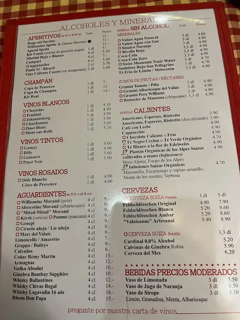 Auberge de Savièse restaurante en Genève