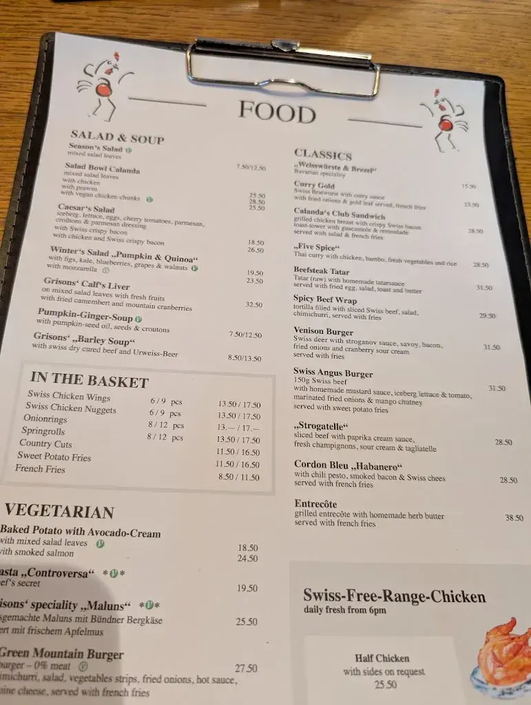 Menu_Restaurant Calanda_Chur_image_3