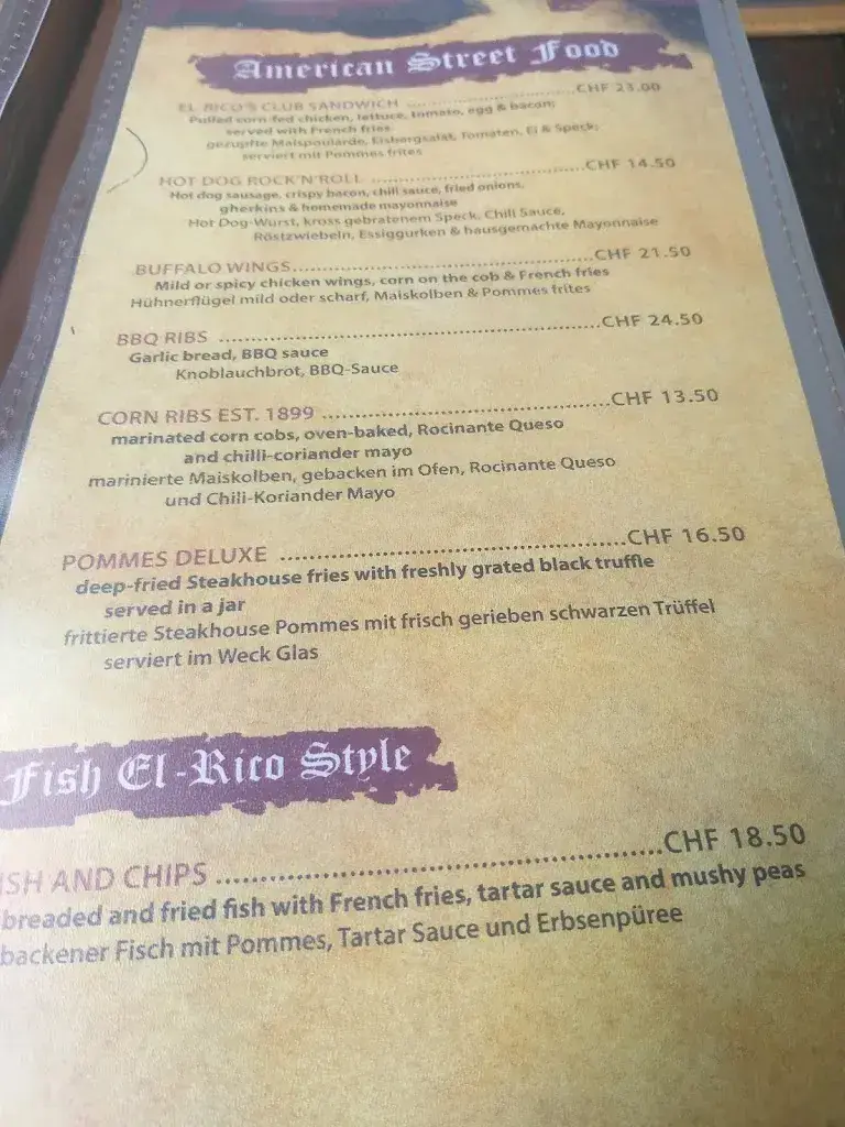 EL RICO - Steakhouse & Burger restaurant in Samnaun