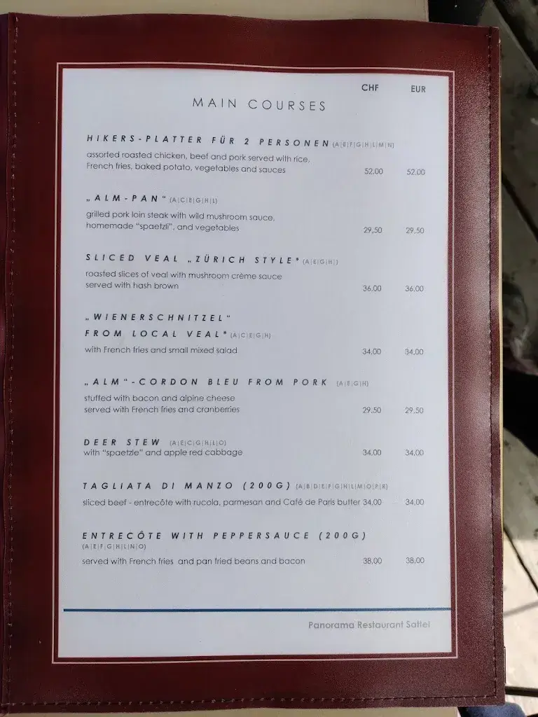 Menü_Sattel Panorama Bar and Restaurant_Samnaun_Bild_3