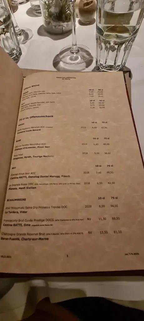 Menu_Restaurant Engiadina_St. Moritz_immagine_4