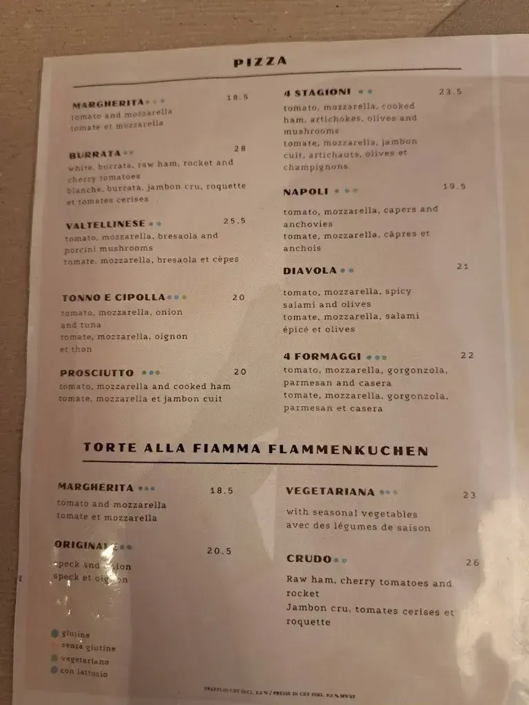 Menü_Restaurant La Piruetta_Celerina/Schlarigna_Bild_1