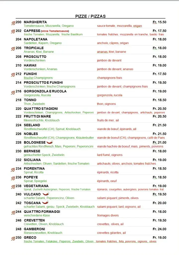 Pizzeria Seeland ristorante a Biel