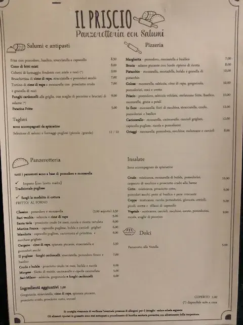 Menu_Il Priscio_Italy_image_1