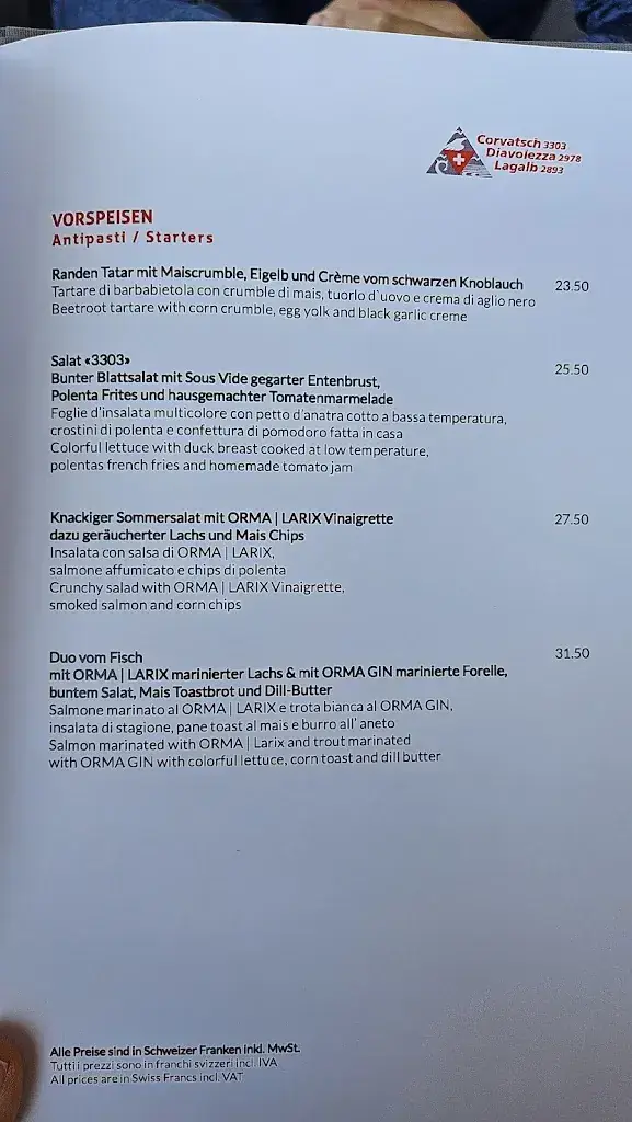 Menu_Restaurant 3303_Silvaplana_immagine_2