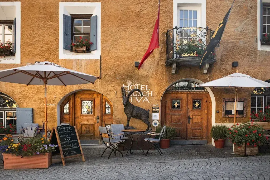 Hotel Crusch Alva Restaurant in Zuoz